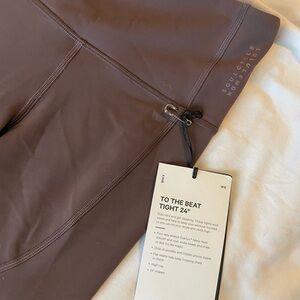 NWT lululemon To The Beat Everlux Tight limited edition with Soulcycle 4